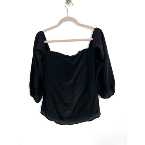 Theory Tops - Theory silk off the shoulder top built in bra women’s size 00